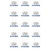 Oblea Logotipo Hyundai 5 cm (15) - María Lunarillos