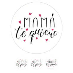 Oblea Mamá Te Quiero 20 cm - María Lunarillos