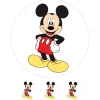 Oblea Mickey Mouse 20 cm - María Lunarillos