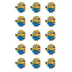Oblea Minion 5 cm (15) - María Lunarillos