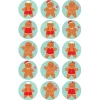 Oblea Muñecos de jengibre 2 - 5 cm (15) - María Lunarillos