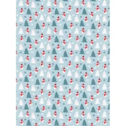 Oblea Muñecos de nieve (A4) - María Lunarillos