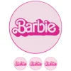 Oblea palabra Barbie 20 cm - María Lunarillos