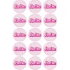 Oblea palabra Barbie 5 cm (15) - María Lunarillos