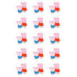 Oblea Peppa Pig - 5 cm (15) - María Lunarillos
