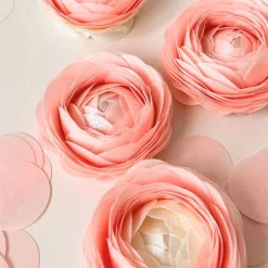 Obleas finas de colores para flores y decoraciones (10) - Decora
