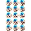 Oblea Sonic 1 - 5 cm (15) - María Lunarillos