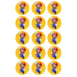 Oblea Super Mario Bros 5 cm (15) - María Lunarillos