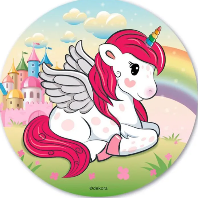 Oblea Unicornio - Sin gluten - Dekora