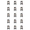 Oblea Wednesday Addams o Miércoles Addams 5 cm (15) - María Lunarillos