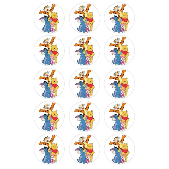 Oblea Winnie the Pooh y personajes 5 cm (15) - María Lunarillos