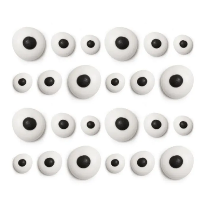 Ojos de azúcar de diferentes tamaños (30) - Decora