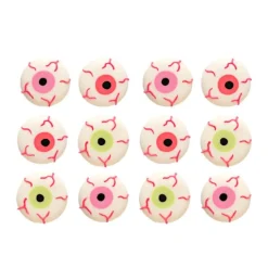 Ojos de azúcar sangrientos de colores (12) - Sin gluten - Decora