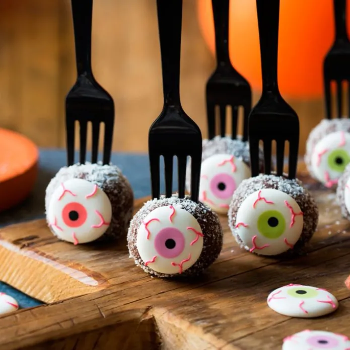Ojos de azúcar sangrientos de colores (12) - Sin gluten - Decora