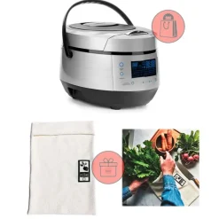 Olla eléctrica programable 5 litros - Lacor + REGALO bolsa conservación