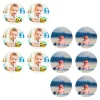 Pack de 2 papeles comestibles Burn Away - Círculos de 8 cm - Impresión personalizada