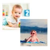 Pack de 2 papeles comestibles Burn Away - Cuadrado de 15 cm - Impresión personalizada