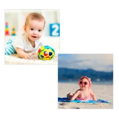 Pack de 2 papeles comestibles Burn Away - Cuadrado de 12 cm - Impresión personalizada
