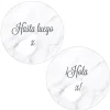 Pack papeles comestibles burn Hasta luego Hola Edad 19 cm - María Lunarillos