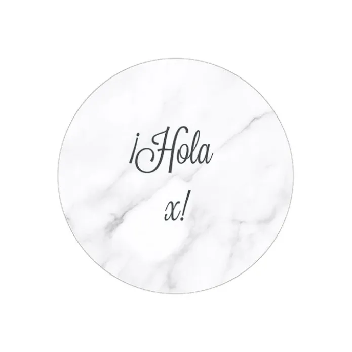 Pack papeles comestibles burn Hasta luego Hola Edad 19 cm - María Lunarillos