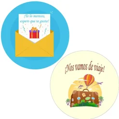 Pack papeles comestibles burn Viaje 19 cm - María Lunarillos