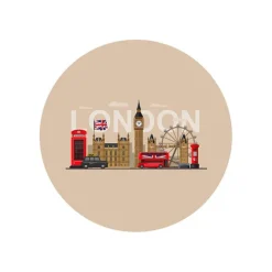 Pack papeles comestibles burn Viaje London 14 cm - María Lunarillos