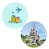 Pack papeles comestibles burn Viaje Disney 17 cm - María Lunarillos