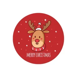 Pack papeles comestibles burn Merry Crhistmas14 cm - María Lunarillos