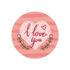 Pack papeles comestibles burn I Love You 19 cm - María Lunarillos