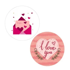 Pack papeles comestibles burn I Love You 14 cm - María Lunarillos