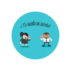Pack papeles comestibles burn ¿Te cuento un secreto? (Te quiero) 19 cm - María Lunarillos