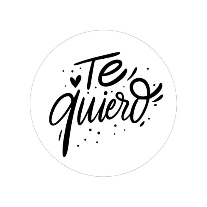 Pack papeles comestibles burn ¿Te cuento un secreto? (Te quiero) 14 cm - María Lunarillos