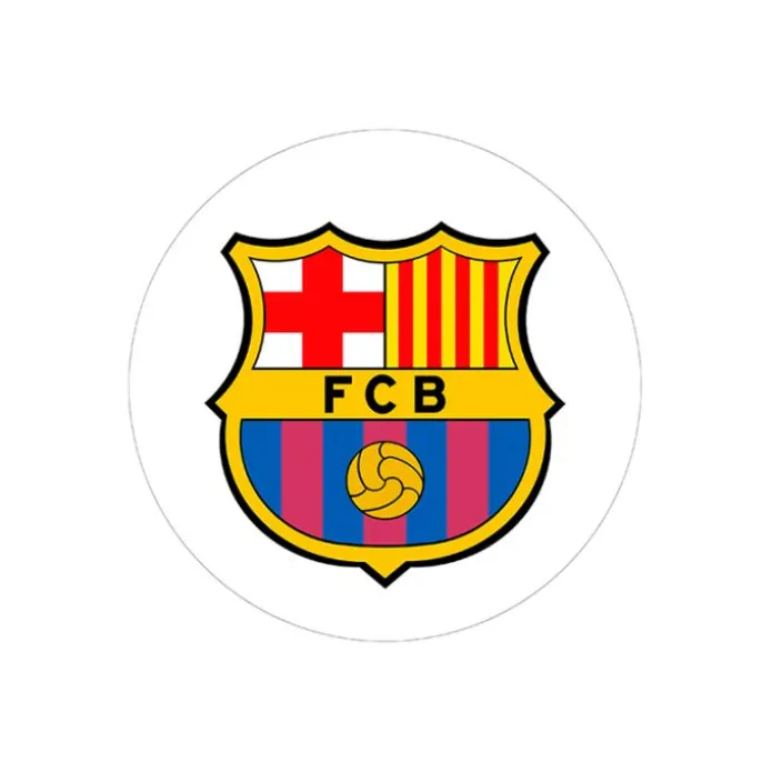 Pack papeles comestibles burn Barcelona y Real Madrid 19 cm - María Lunarillos