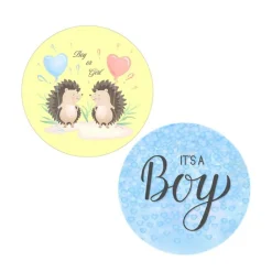 Pack papeles comestibles burn Boy or Girl (resultado niño) 14 cm - María Lunarillos