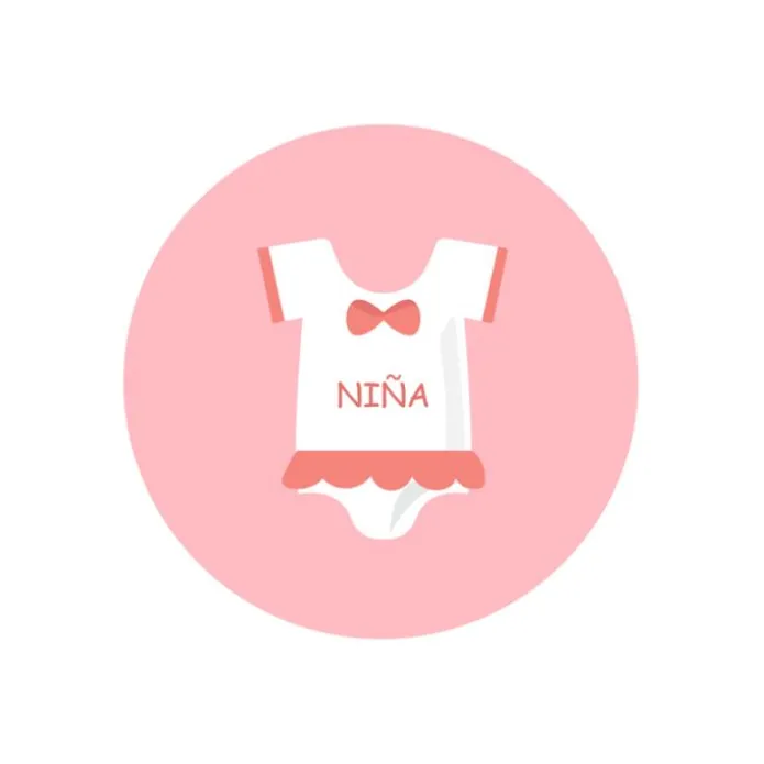 Pack papeles comestibles burn Niño o niña (resultado niña) 19 cm - María Lunarillos