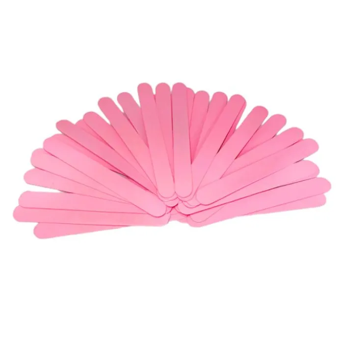 Palos de madera para helados y cakesicles rosas (50) - Azucren