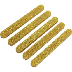 Palos para helados y cakesicles dorados glitter (10) - Simply Making