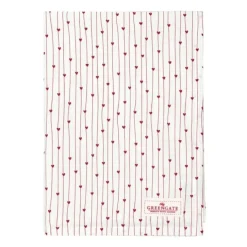 Paño de algodón grande para cocina Grace White 71 x 52 cm - GreenGate