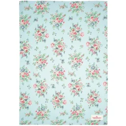 Paño de algodón grande para cocina Ailis Pale Blue 70 x 50 cm - GreenGate