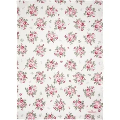 Paño de algodón grande para cocina Charline White 70 x 50 cm - GreenGate