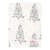 Paño de algodón grande para cocina Lucie Xmas White 71 x 52 cm - GreenGate