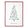 Paño de algodón grande para cocina Printed Lucie Xmas White 71 x 52 cm - GreenGate