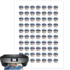 Papel de arroz fino - Círculos de 2 cm (70) - Impresión personalizada