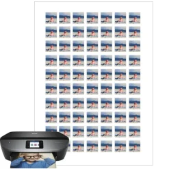 Papel de arroz fino - Cuadrados de 2 cm (70) - Impresión personalizada