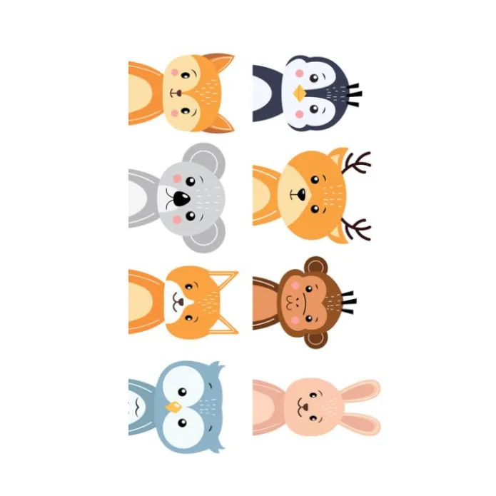 Papel de azúcar Animalitos del bosque Half Body - María Lunarillos