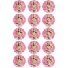 Papel de azúcar Barbie 5 cm (15) - María Lunarillos