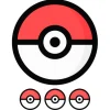 Papel de azúcar bola de Pokémon Poké Ball 20 cm - María Lunarillos