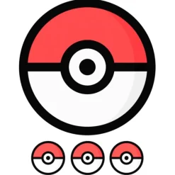 Papel de azúcar bola de Pokémon Poké Ball 20 cm - María Lunarillos