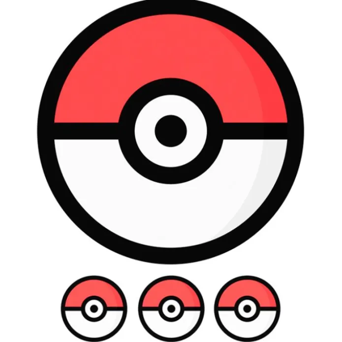 Papel de azúcar bola de Pokémon Poké Ball 20 cm - María Lunarillos