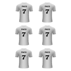 Papel de azúcar - Camiseta fútbol Real Madrid nombre y número 8 cm (6) - Impresión personalizada